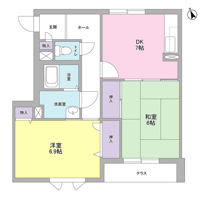 パラシオンＭの間取り