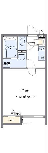 クレイノさんふらわー入谷の間取り