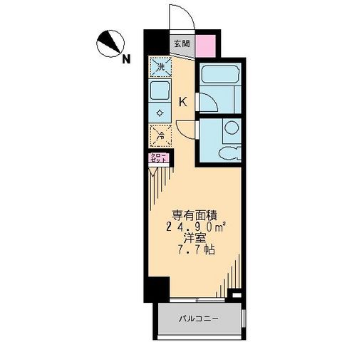 ハーモニーコート西鶴間の間取り