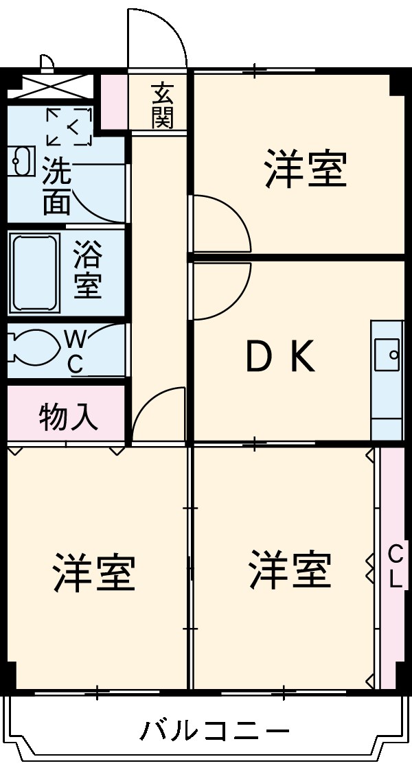 相模ガーデンコートの間取り