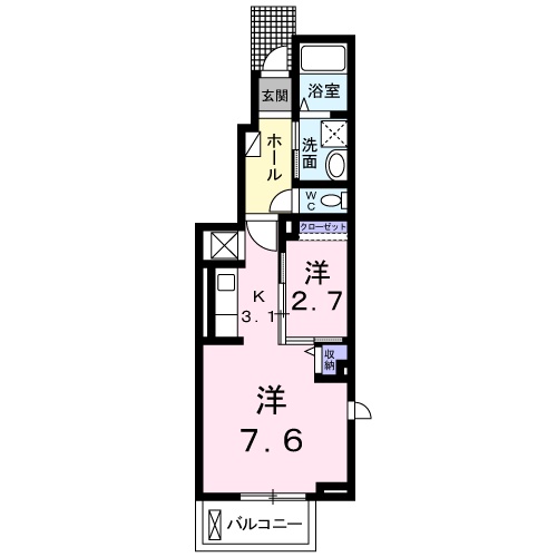 ピエドラ・リオの間取り