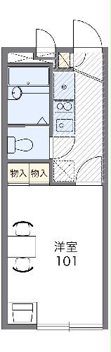 レオパレスアネシスの間取り