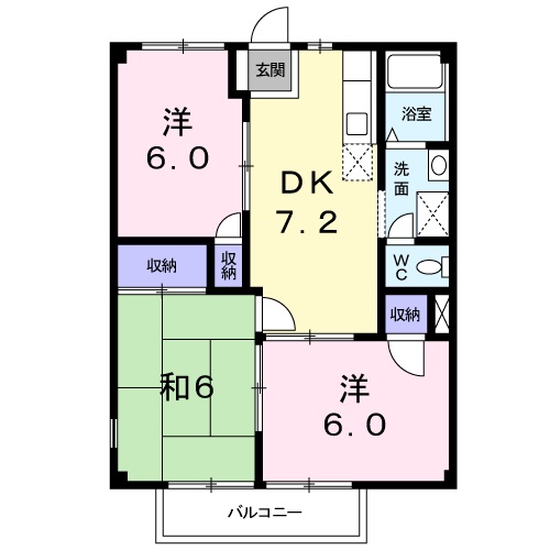 アクティブ２１の間取り