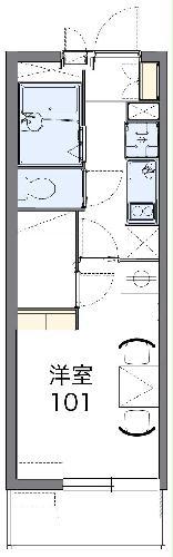 レオパレスSR311の間取り