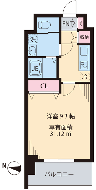 桜森スクエアⅢの間取り