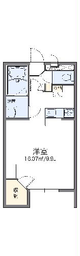 レオパレスラフィネの間取り