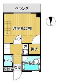 レジデンスSUZUKIの間取り