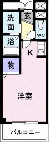 レジデンスS.Uの間取り