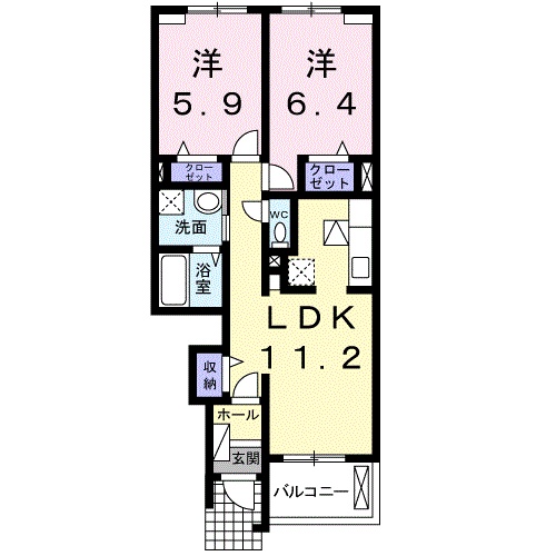 プリムラの間取り