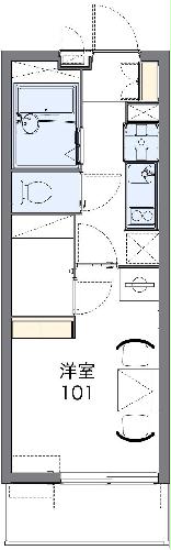 レオパレス廉の間取り