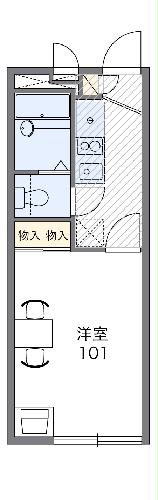 レオパレスエルハーベンの間取り