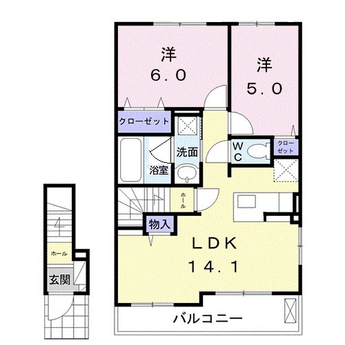 ベルダンジュの間取り