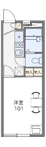 レオパレス山都の間取り