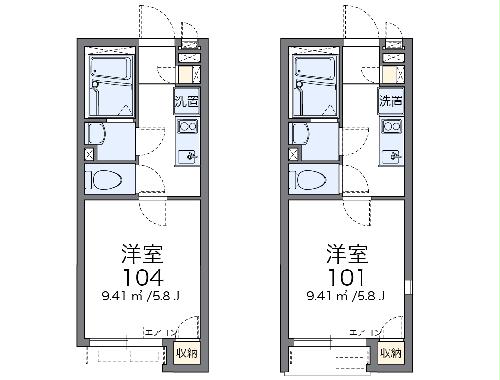レオネクストアルカディア長沢の間取り