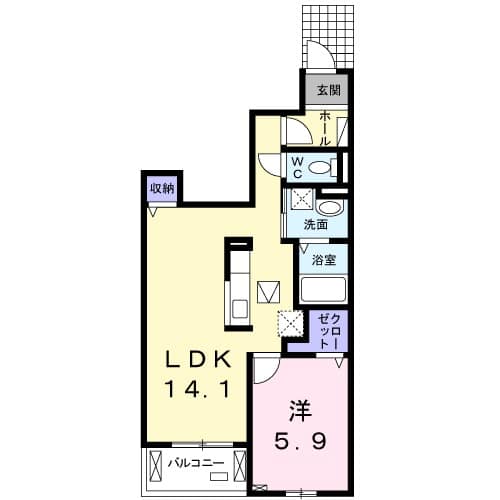 ブルーミンハイムの間取り