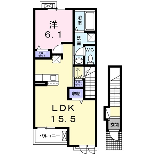 グラシオ南町田の間取り