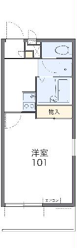 レオパレスホヌの間取り