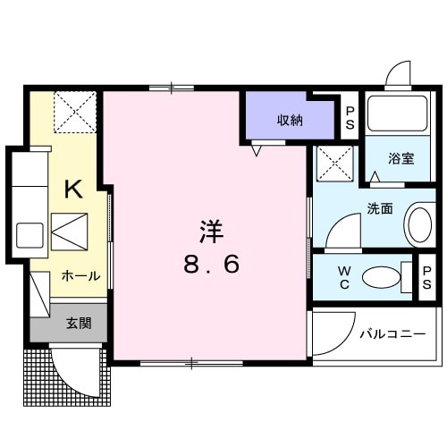 サン ミルトの間取り
