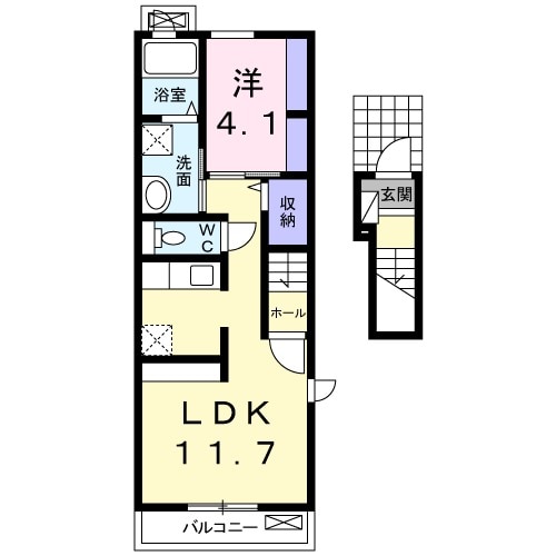 マリーゴールドの間取り