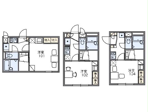レオパレスMKコーポの間取り