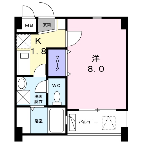 ミュアフィールドの間取り