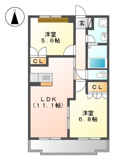 パークサイドヒルズの間取り