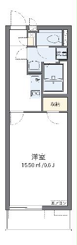 クレイノショコラの間取り