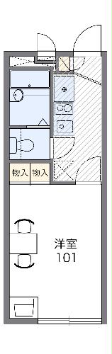 レオパレスアジアートの間取り