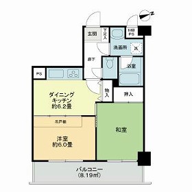 ライオンズマンション淵野辺駅前の間取り