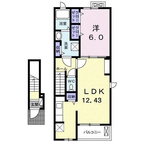 フォーラムBの間取り