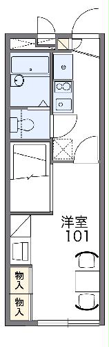 レオパレスコレマサの間取り