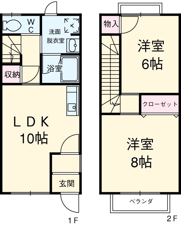 ネクストハタマの間取り