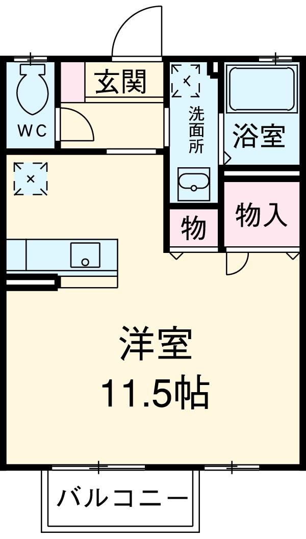 ボヌール・フーカの間取り