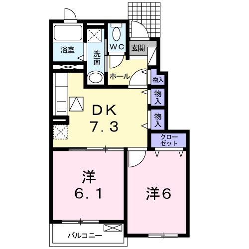 ベスト ナウ ハウス Aの間取り