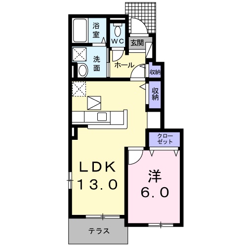 アンジェリーデの間取り