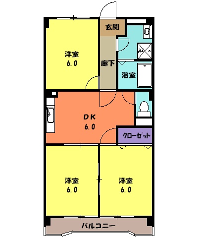 エレガンシア21の間取り