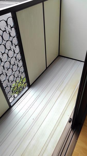 10/22 バルコニー