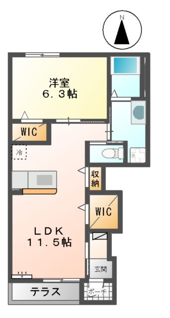 RUBY Ⅶ(ルビーセブン)の間取り