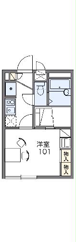 レオパレスEsperanzaⅡの間取り