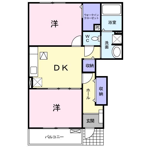 モデルノ・アロッジオの間取り