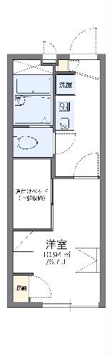 レオパレスグローバルⅢの間取り