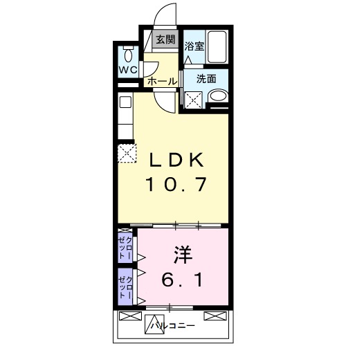 サニー・ヒルズの間取り