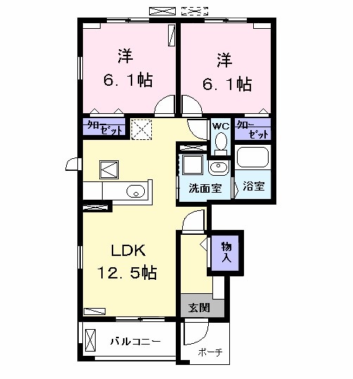 アミティエの間取り