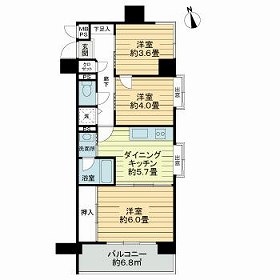 ライオンズマンション練馬の間取り