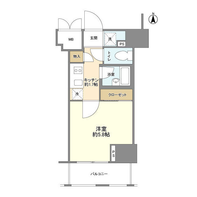 文京春日プラッツの間取り