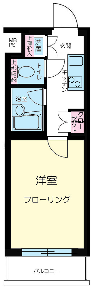 ルーブル戸越公園弐番館の間取り