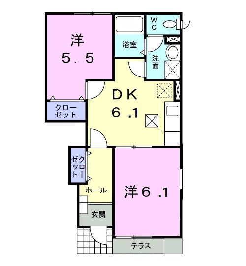 ヴィンヤードの間取り