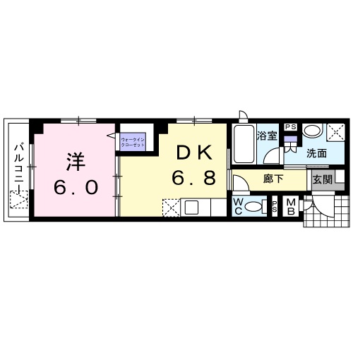 メゾンT・Rブリーズの間取り