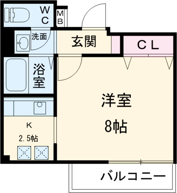 フルール パレスの間取り