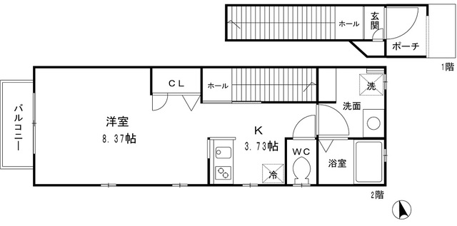 HRK田無の間取り